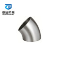 Sanitary Elbow 45 degree  quick-installed  pipe fittings clamped/welded stainless steel 3/4''-8'  'elbow fitting